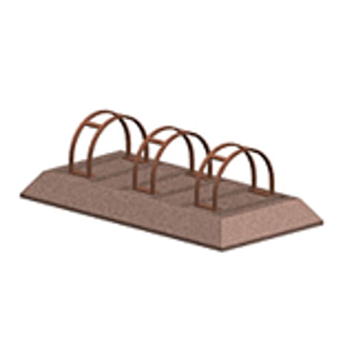 BR-3 Concrete Bike Rack preview 2